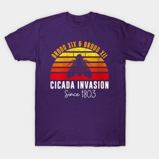 Cicada invasion since 1803 retro T-Shirt